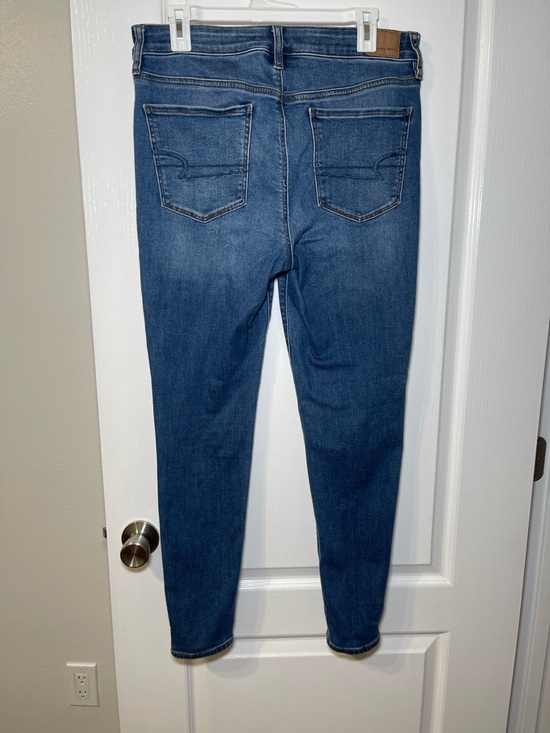 American Eagle Women’s Hi-Rise Jegging Skinny Jeans Stretch Size 12 - Picture 2 of 14